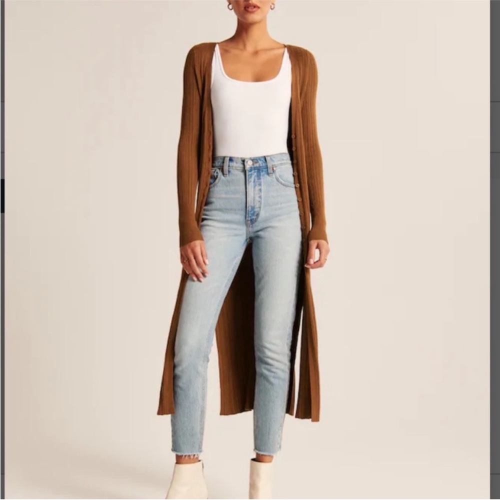 Abercrombie & Fitch Slim Button Duster